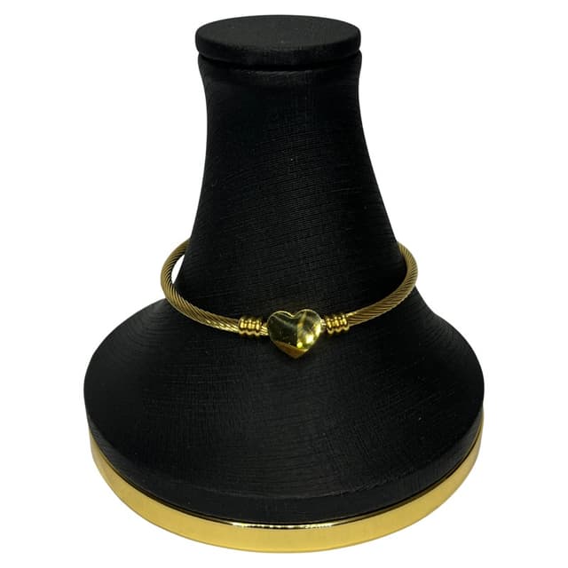 BRACELETE AÇO CORAÇÃO