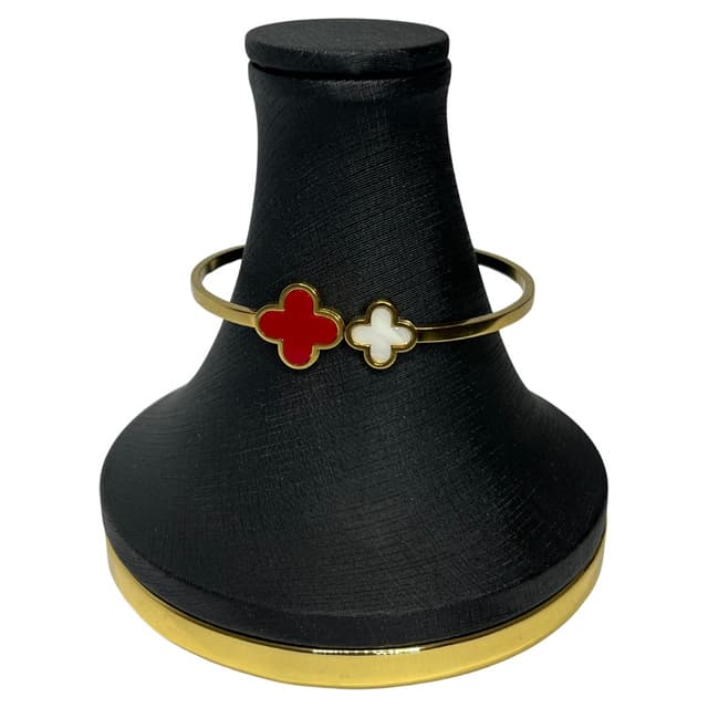 BRACELETE AÇO TREVO VIRGINIA